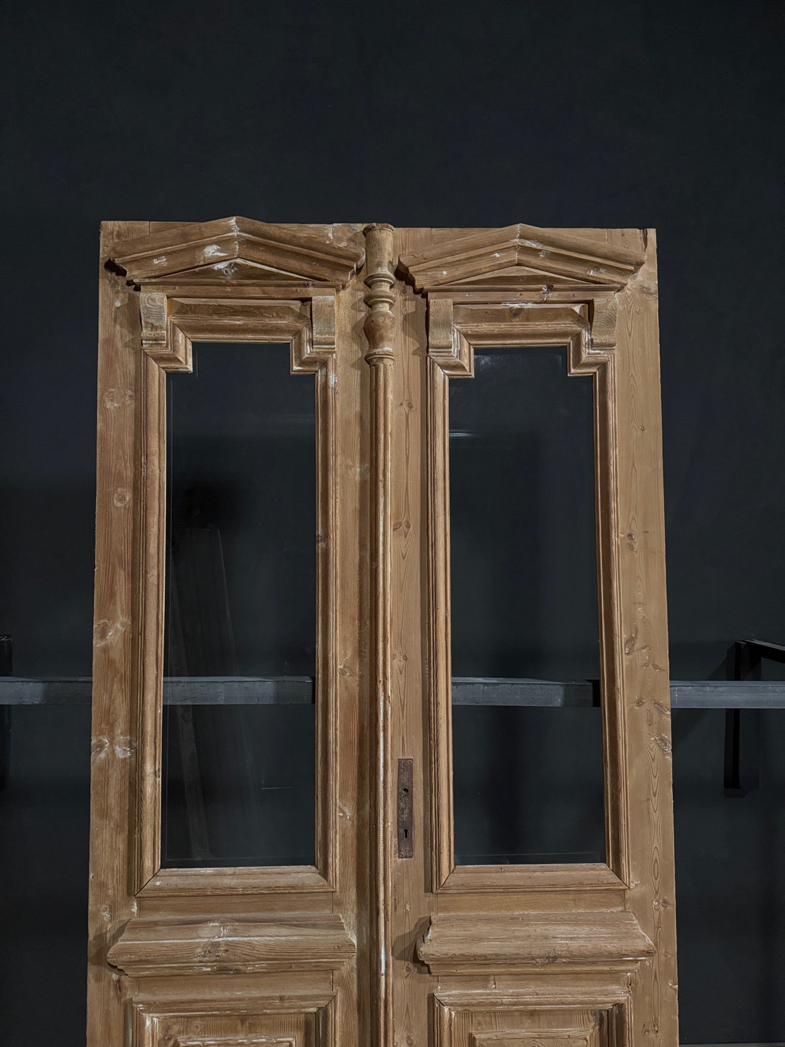 Antique Glass 1 Lite French Doors - 47.25x98.5 - N344