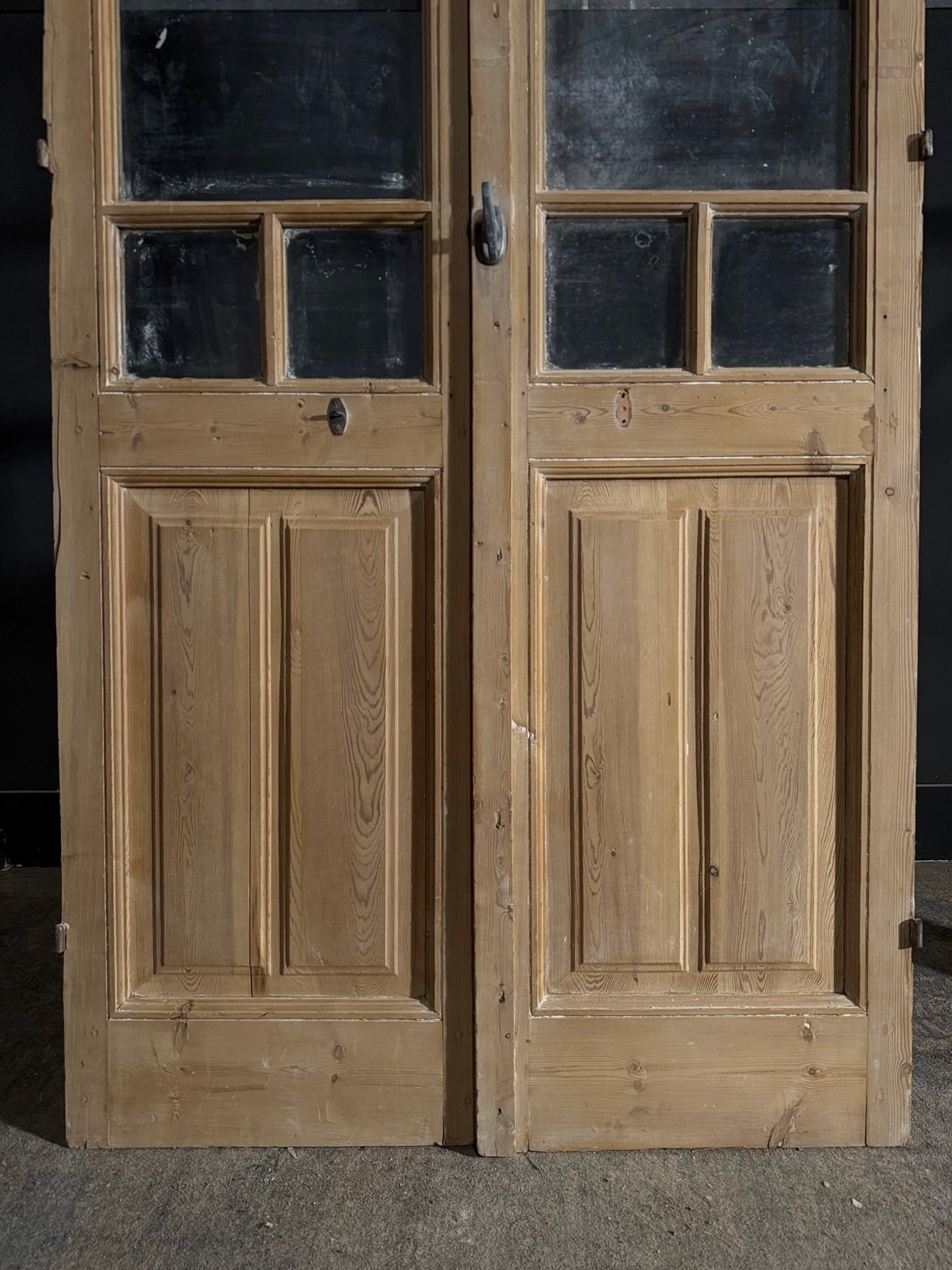 Antique Glass 5 Lite French Doors - 43x94.5 - N546