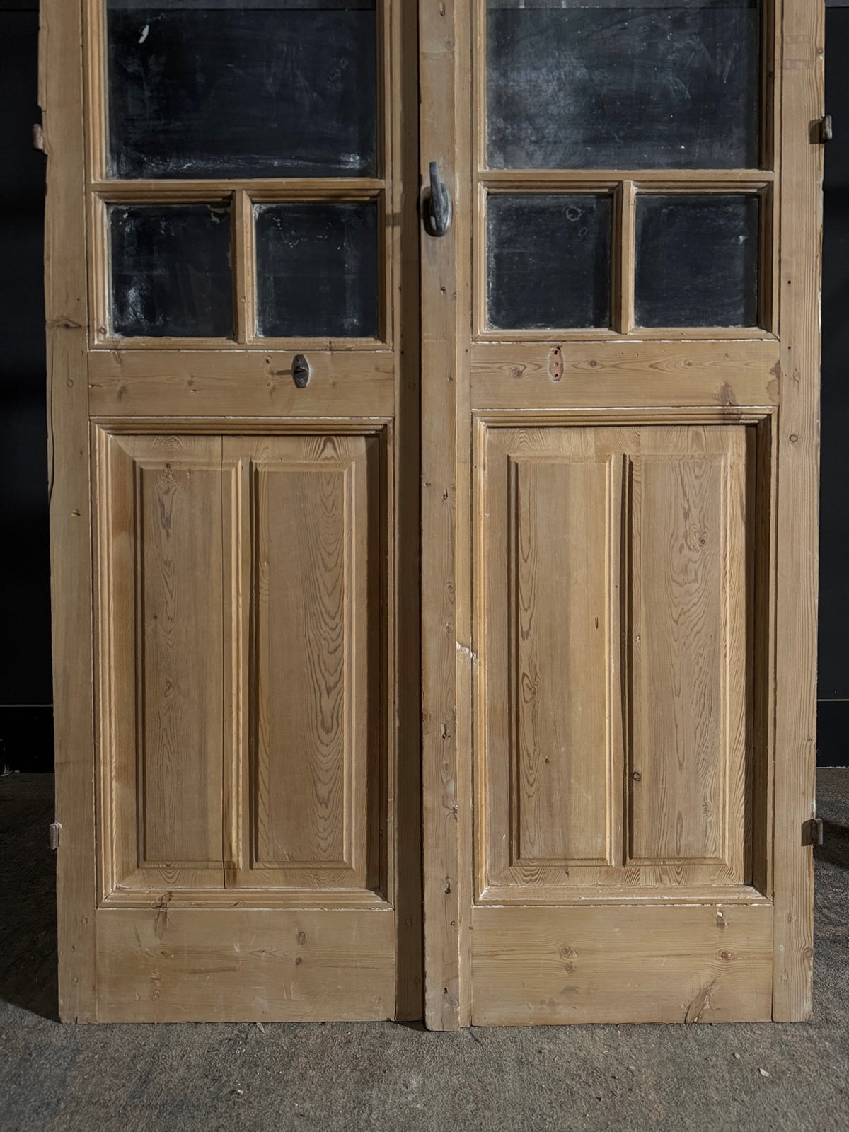 Antique Glass 5 Lite French Doors - 43x94.5 - N546