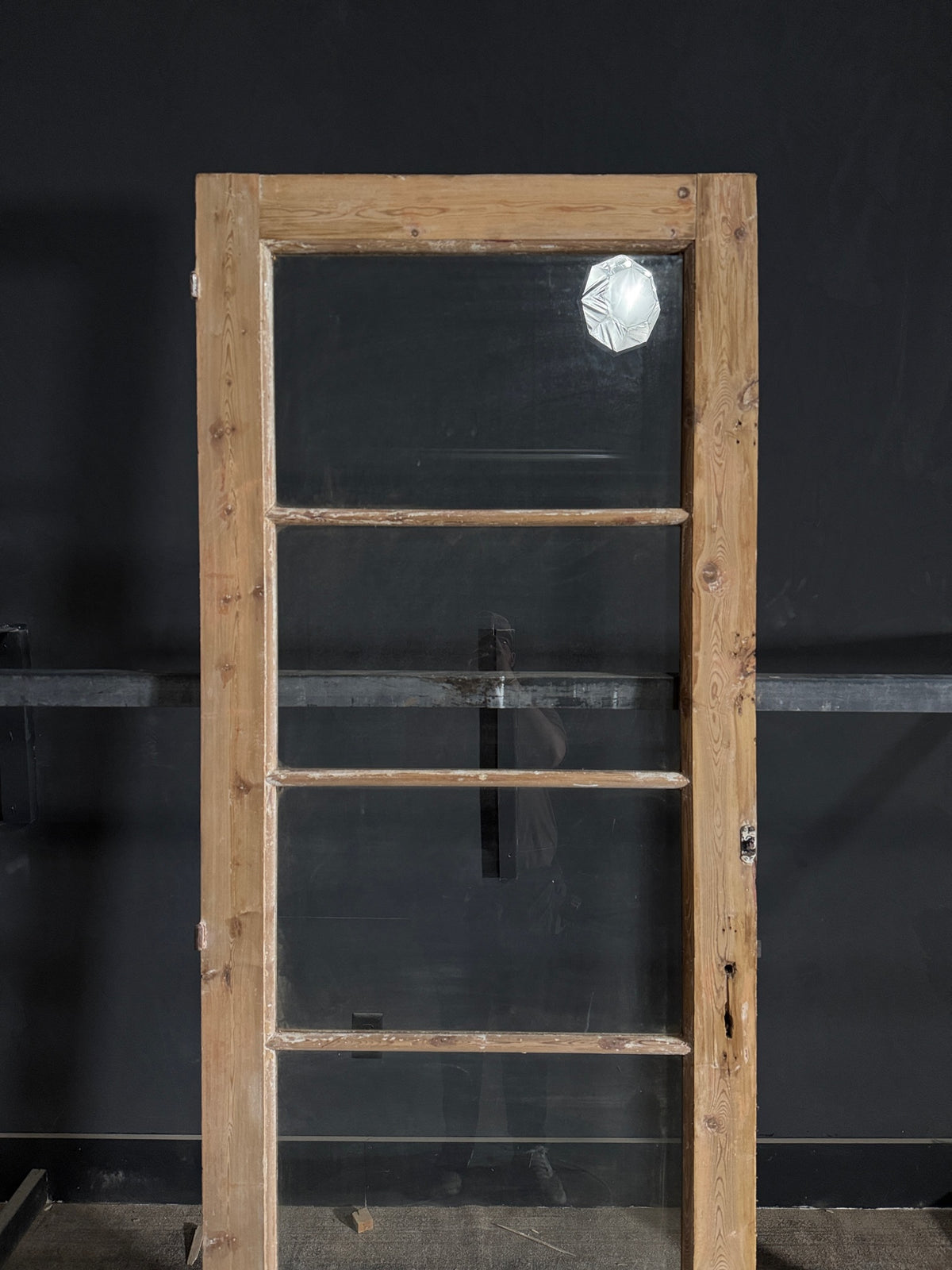 Antique Glass 4 Lite Single Door - 32x88.5 - N520