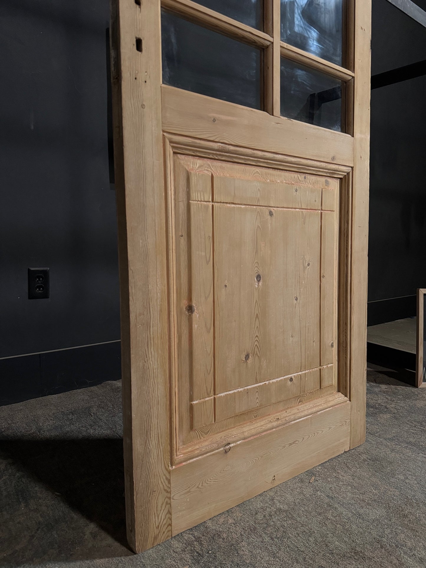 Antique Glass 6 Lite Single Door - 32.25x85.5 - N399