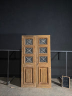 Antique Iron French Doors - 48x85.25 - N667