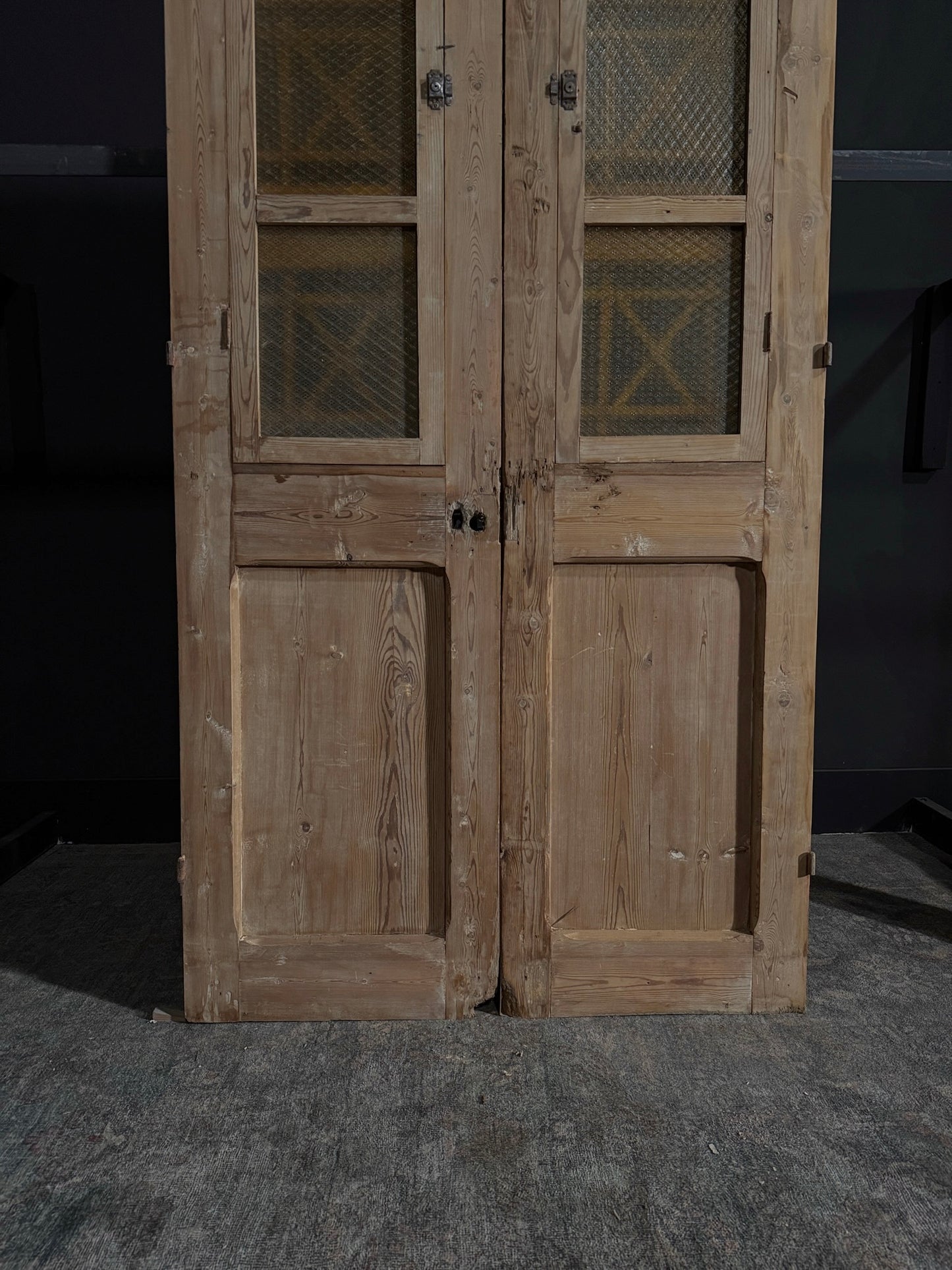 Antique Iron French Doors - 43.5x91.25 - N41