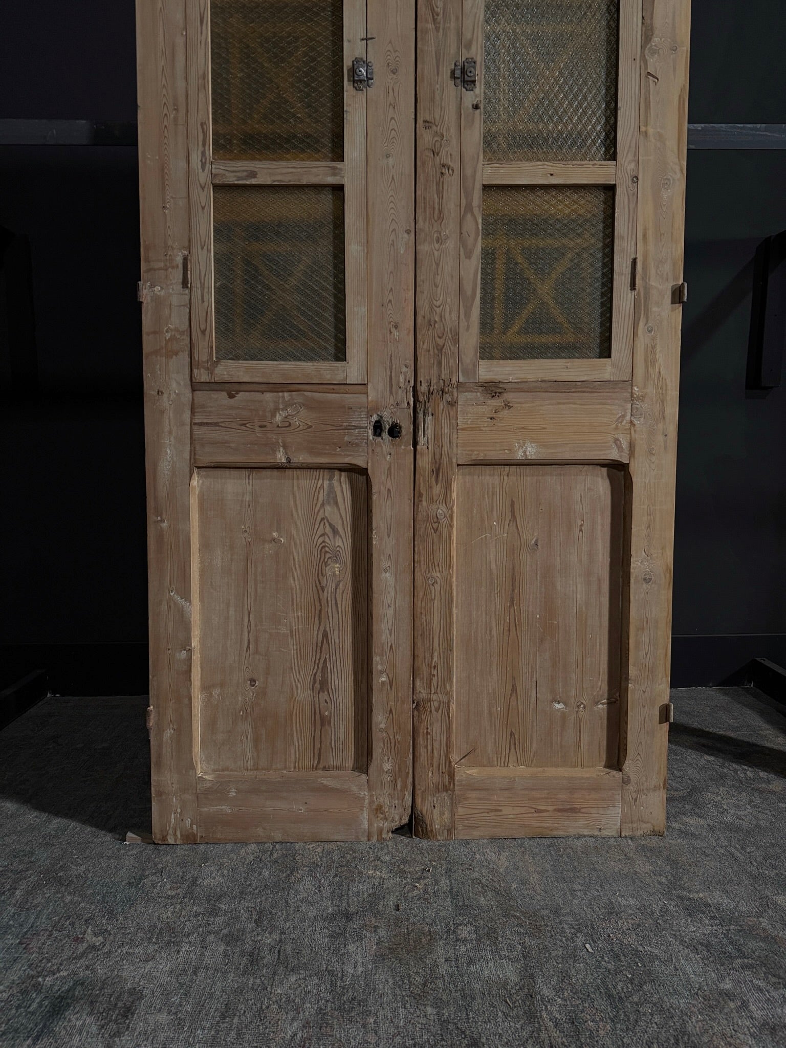 Antique Iron French Doors - 43.5x91.25 - N41