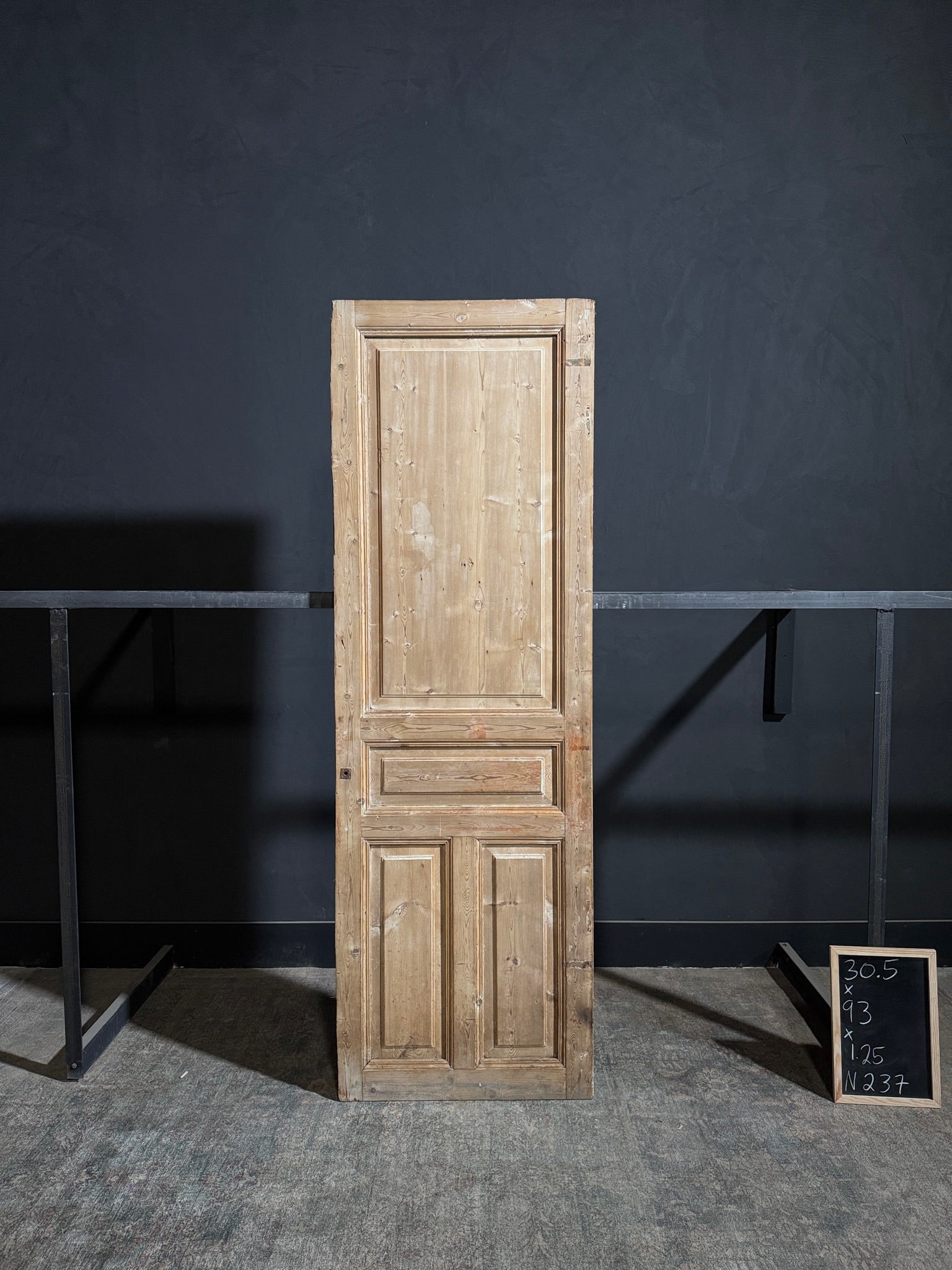 Antique 4 Panel Solid Single Door - 30.5x93 - N237