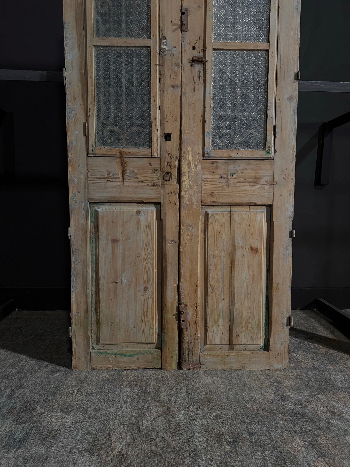 Antique Iron French Doors - 43x95 - N38