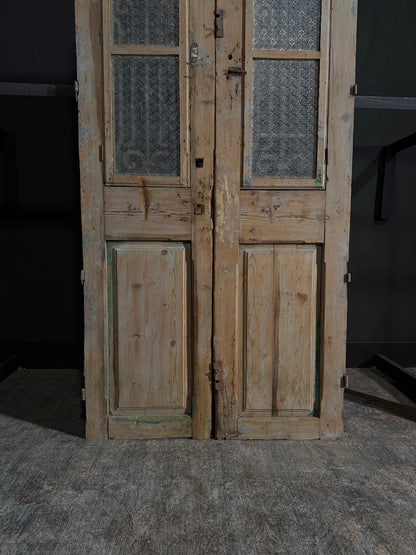 Antique Iron French Doors - 43x95 - N38