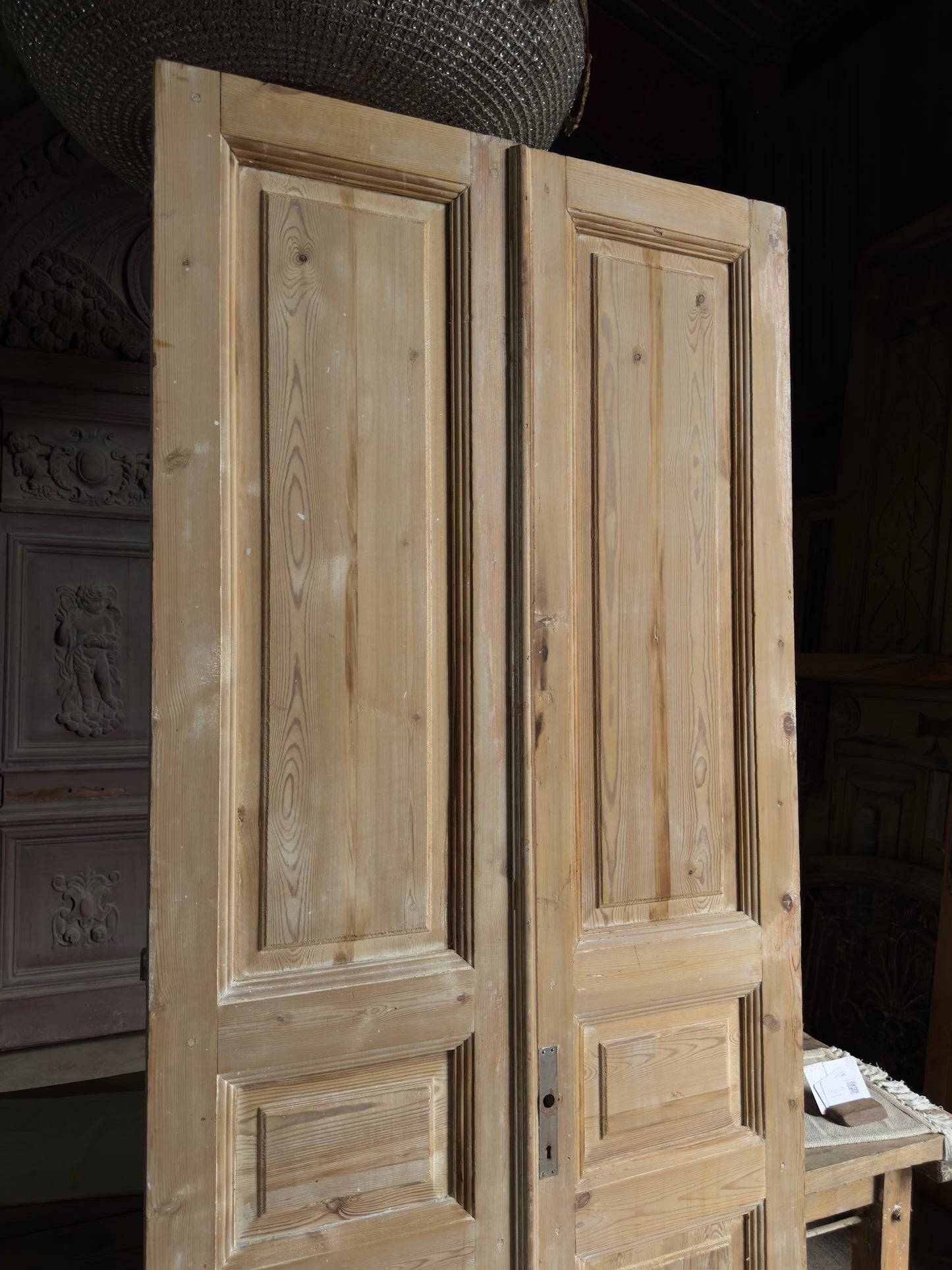 Solid French Antique Doors - 40x95 J531