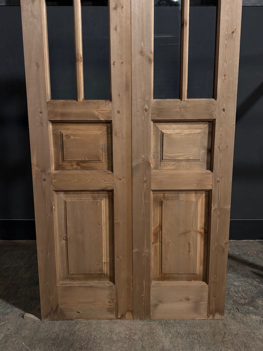 Handcrafted Glass 2 Lite French Doors - 36x80 - N720