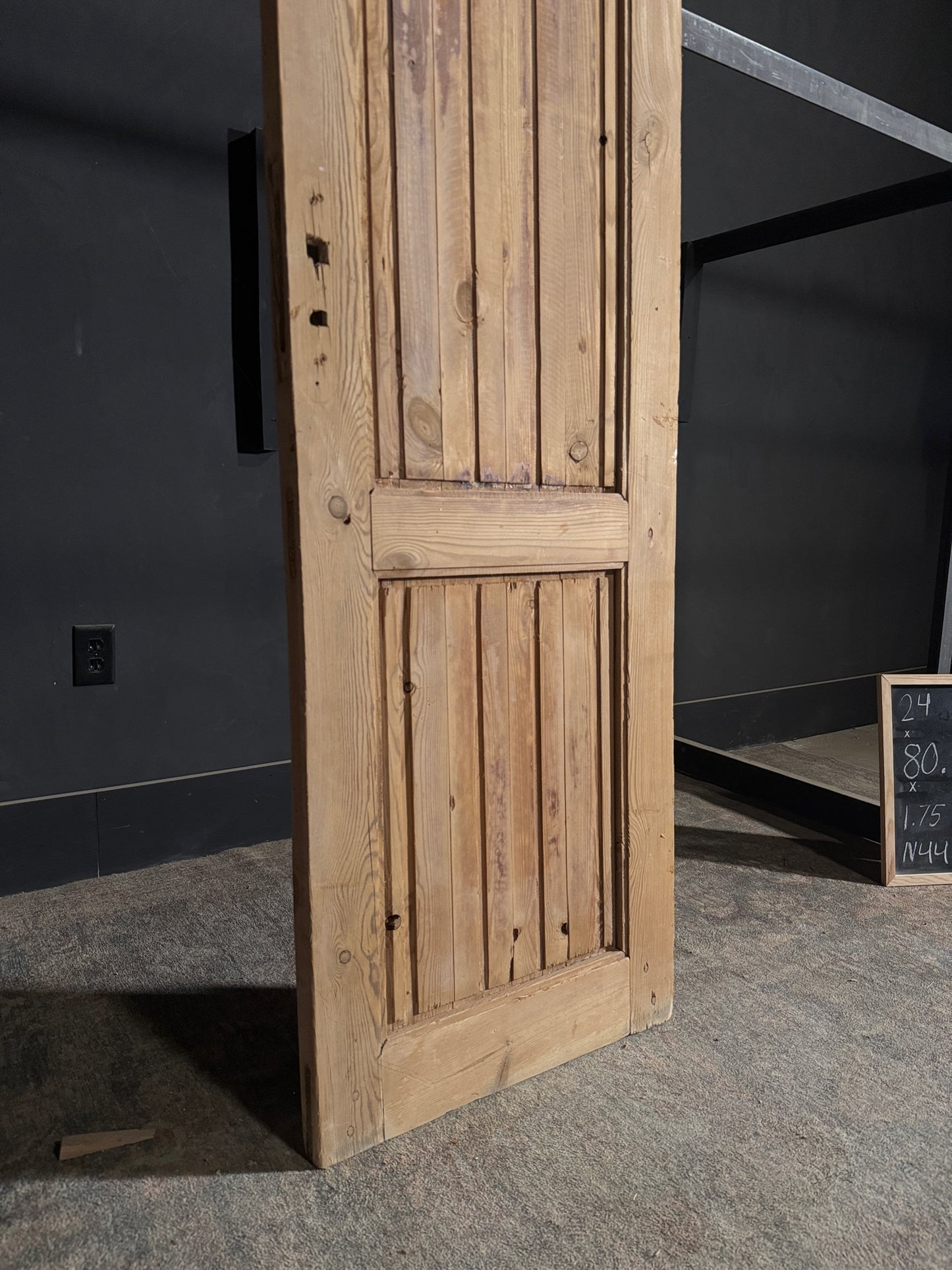 Antique Solid Single Door - 24x80.5 - N446