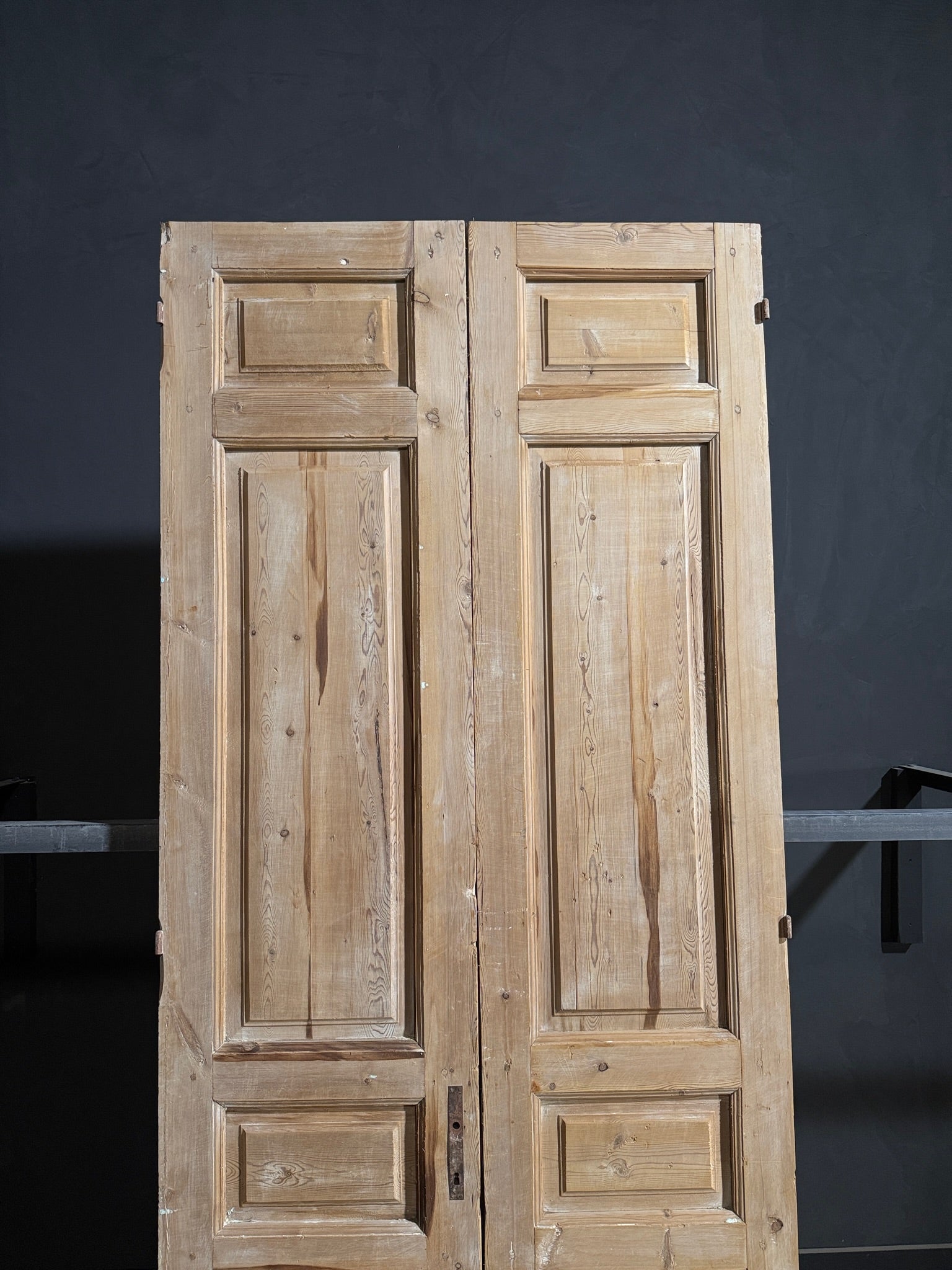 Antique Solid Double Doors - 43.75x103.5 - N177