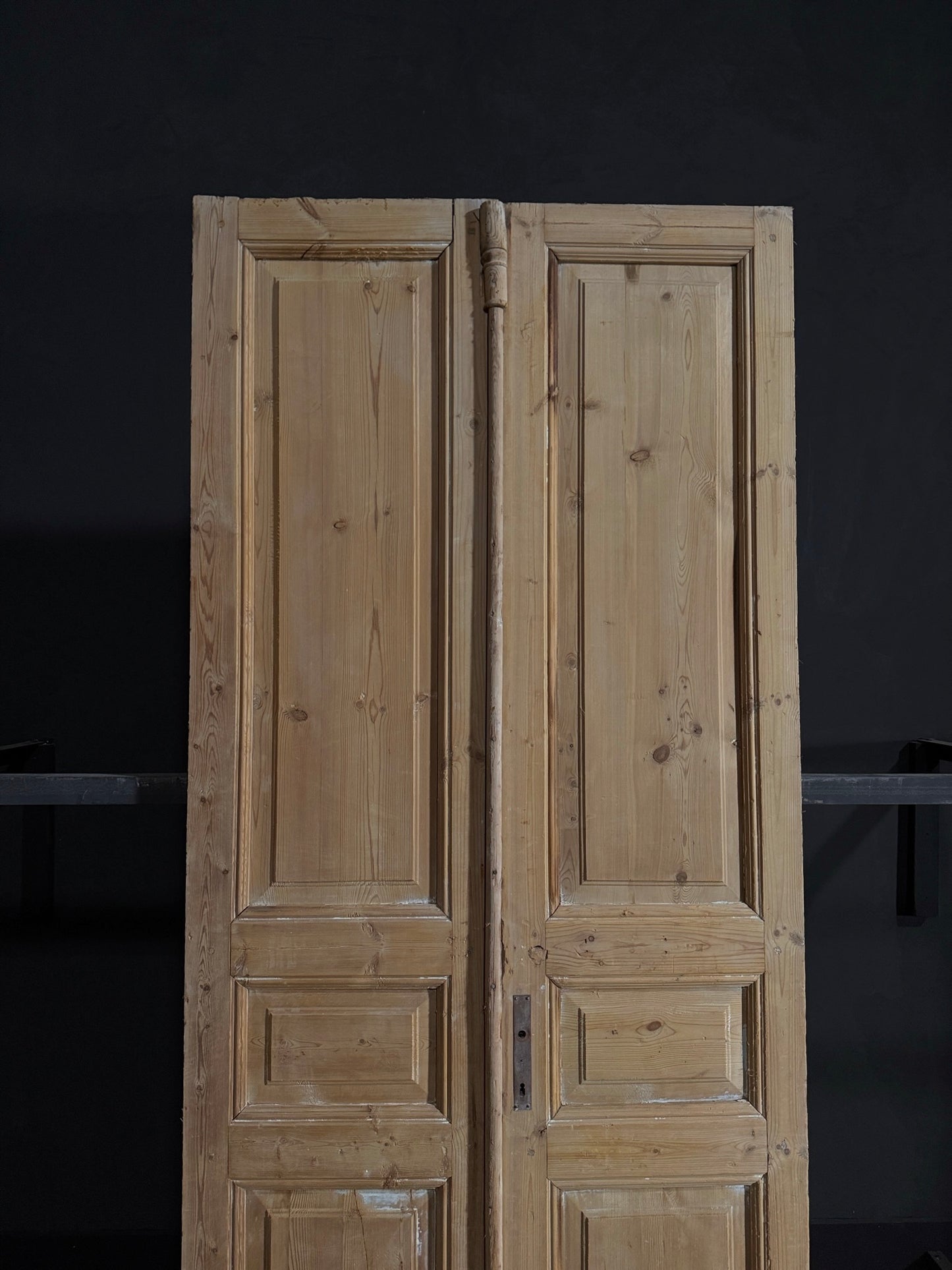 Antique 3 Panel Double Doors - 43x101.25 - N31