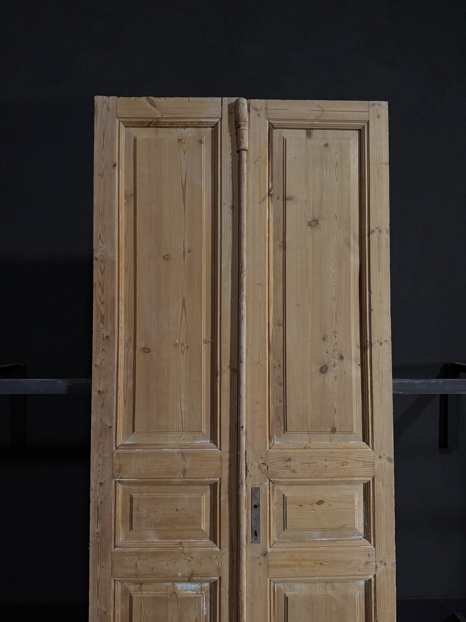 Antique 3 Panel Double Doors - 43x101.25 - N31