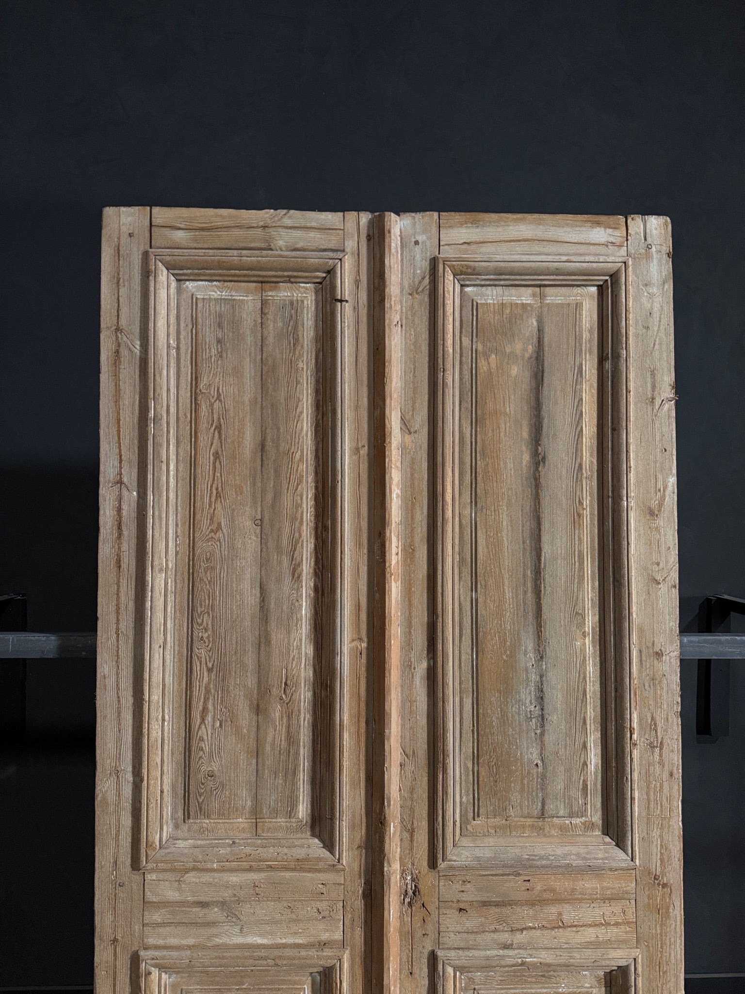 Antique Solid Double Doors - 50.5x98 - W117