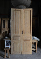 Solid Antique French Pair - 43.75x93.75 J543