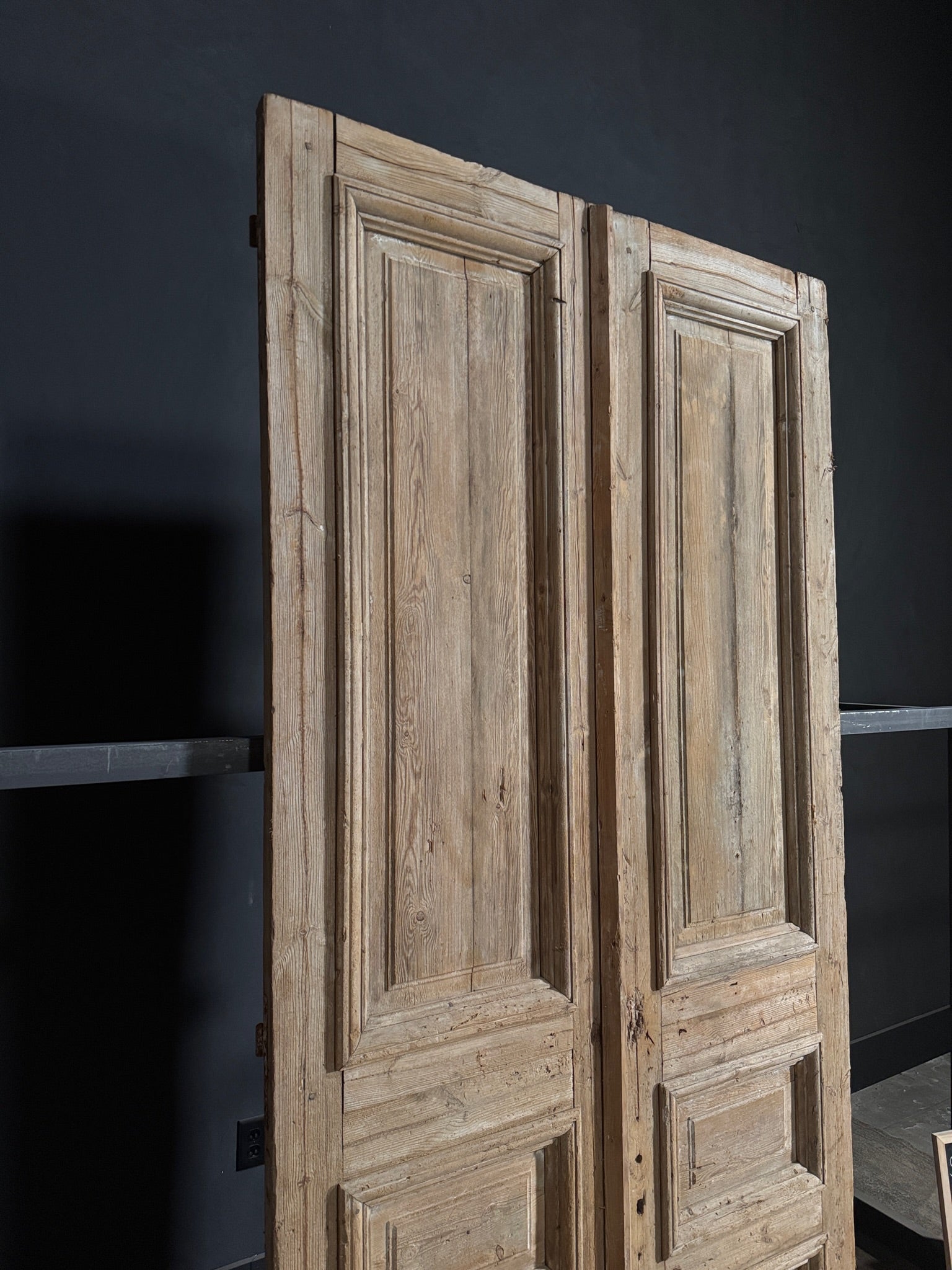 Antique Solid Double Doors - 50.5x98 - W117