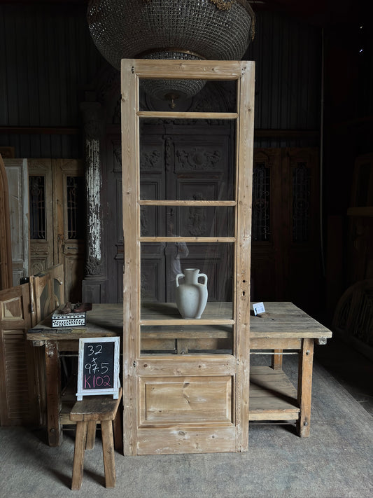 5 Lite Antique Glass Single Door - 32x97.5 K102