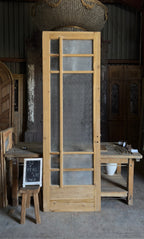 10 Lite Unique Antique Glass Single Door - 32x99.75 - L468