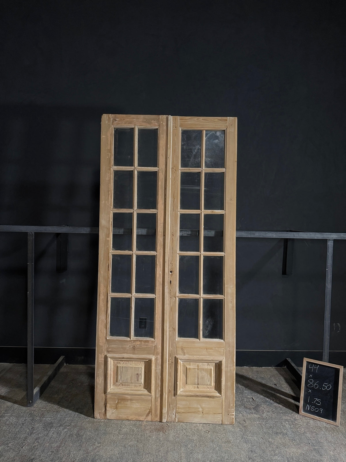 Antique Glass 10 Lite French Doors - 44x86.5 - N509