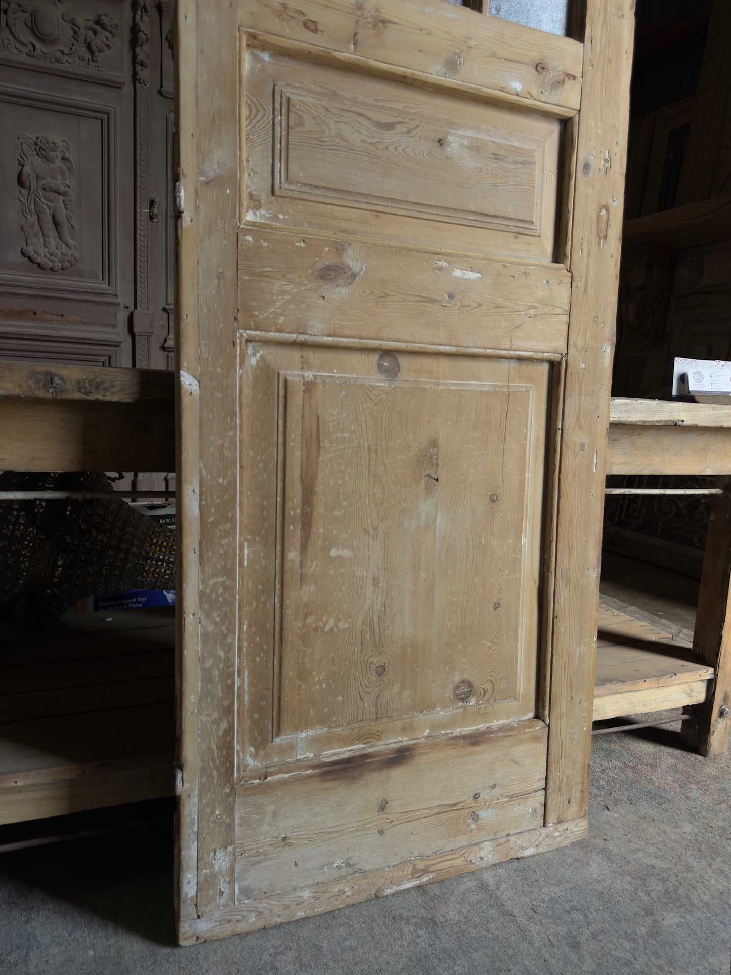 9 Lite Antique Glass Single Door - 28x84.75 J574
