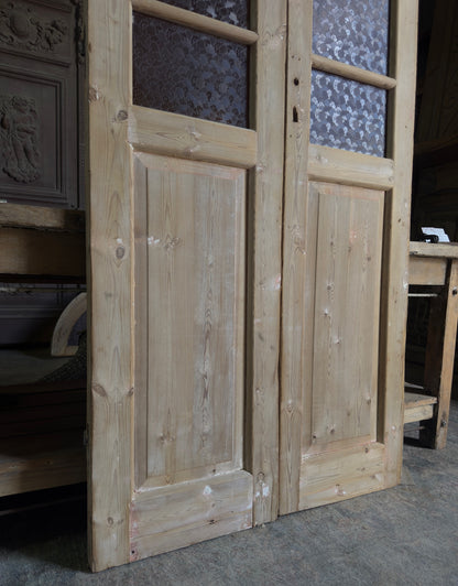 19th Century Antique Glass French Doors - 38x90.5 J268