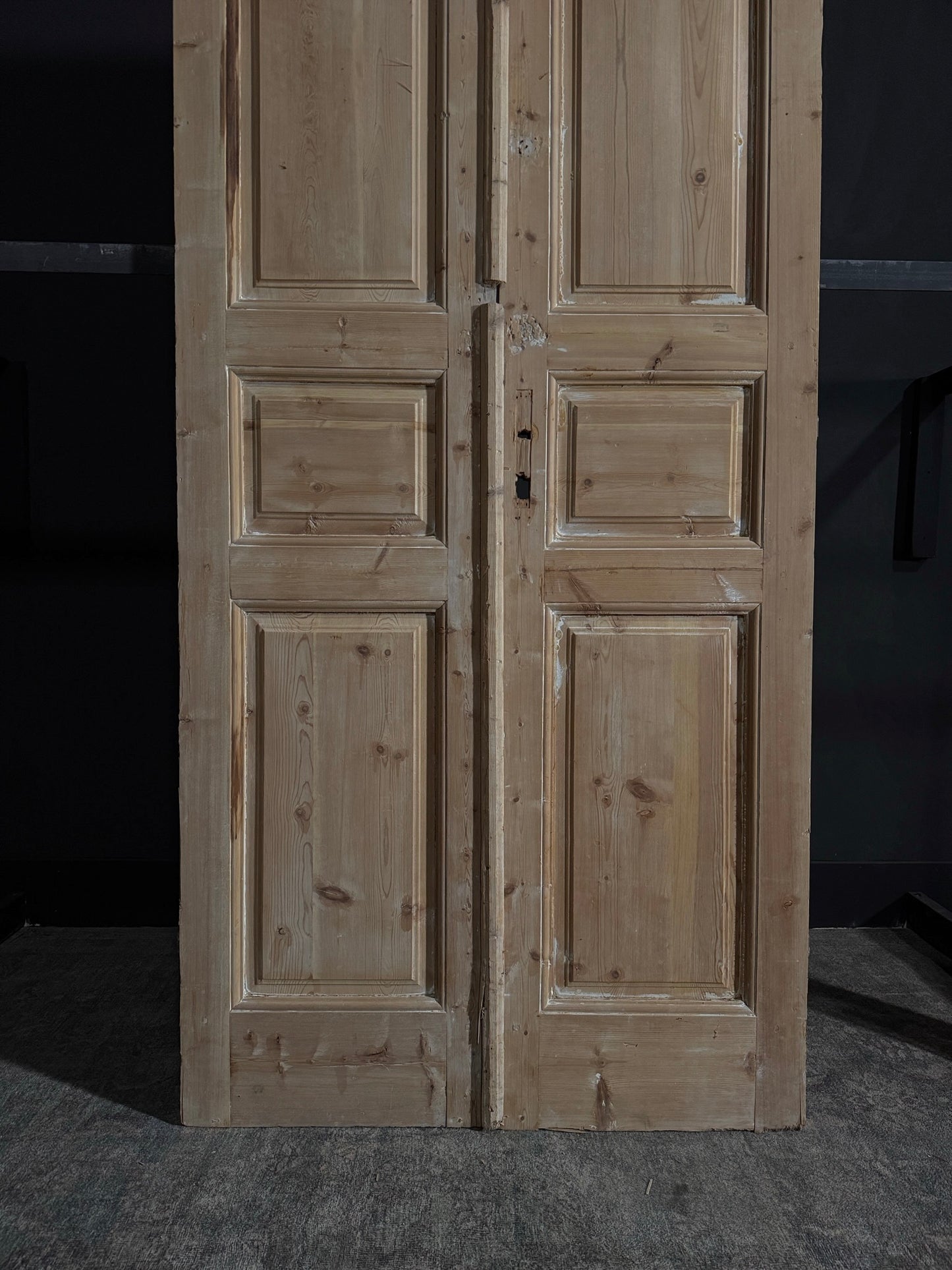 Antique 3 Panel Double Doors - 43x106.5 - N30