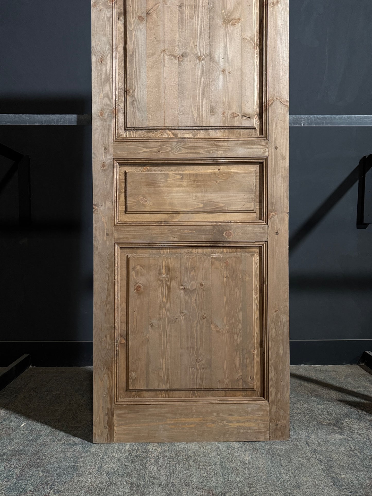 Handcrafted 3 Panel Solid Single Door - 36x96 - N229