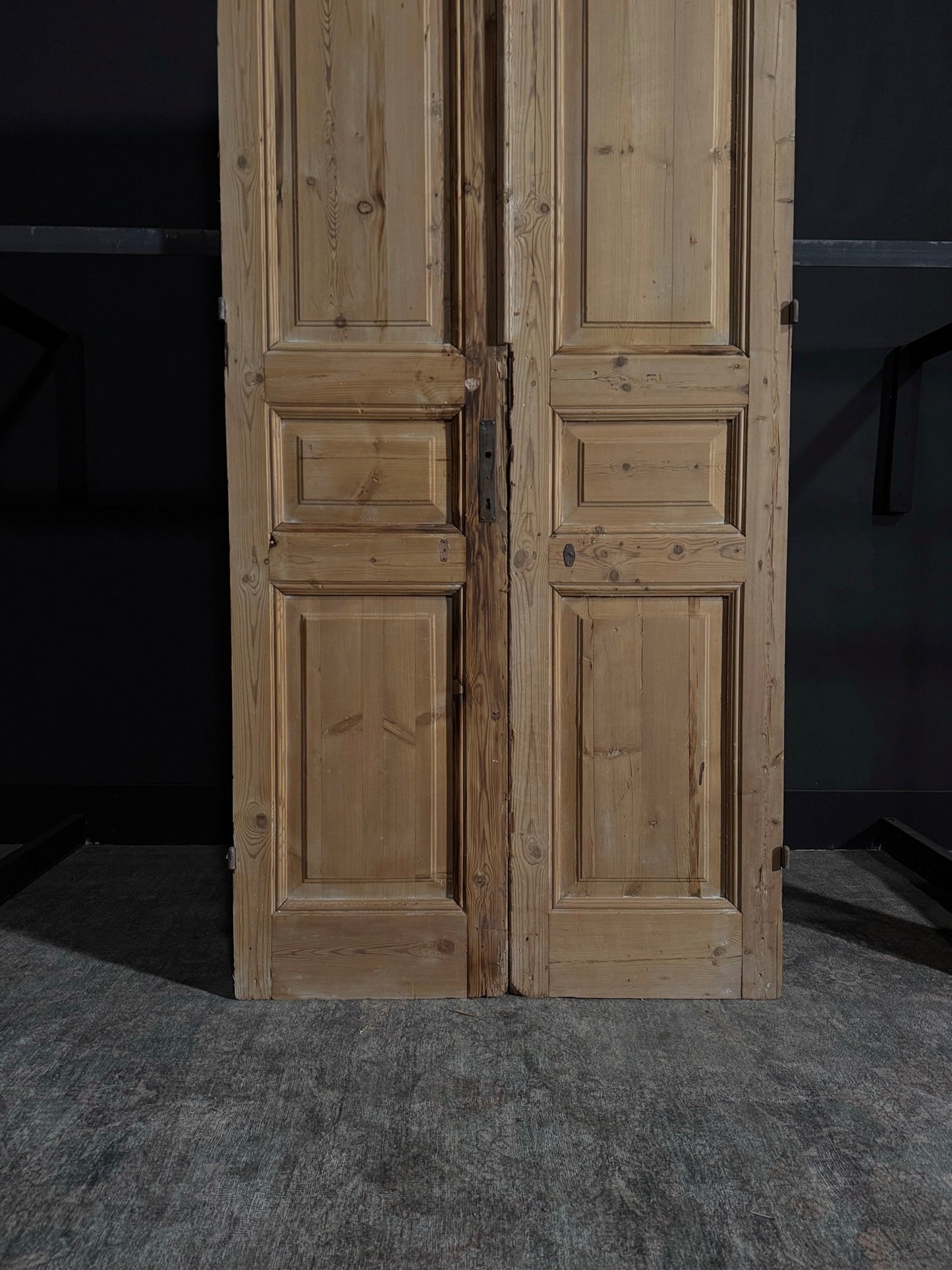 Antique 3 Panel Double Doors - 43x101.25 - N31