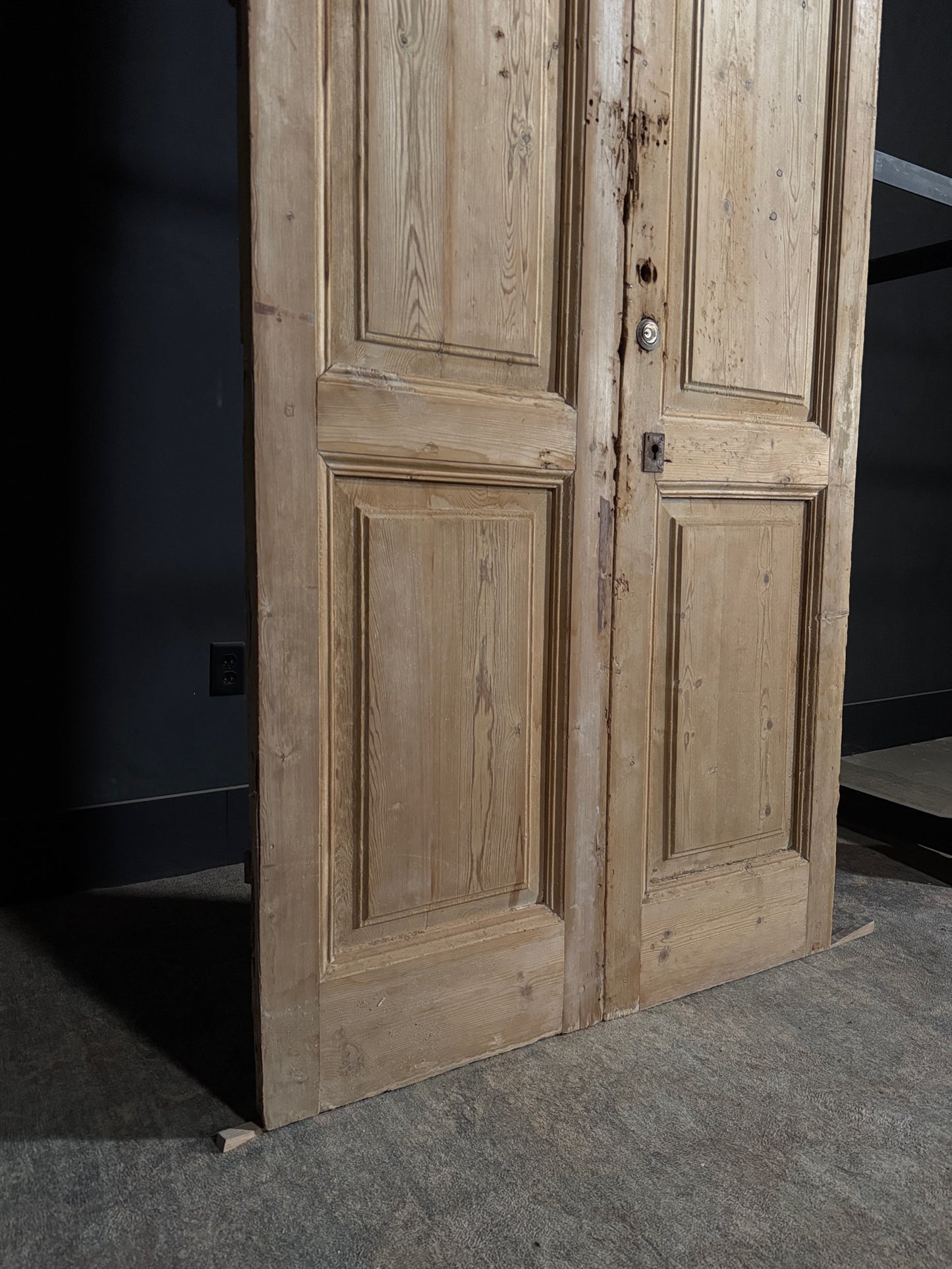 Antique Solid Double Doors - 45.5x106 - N351