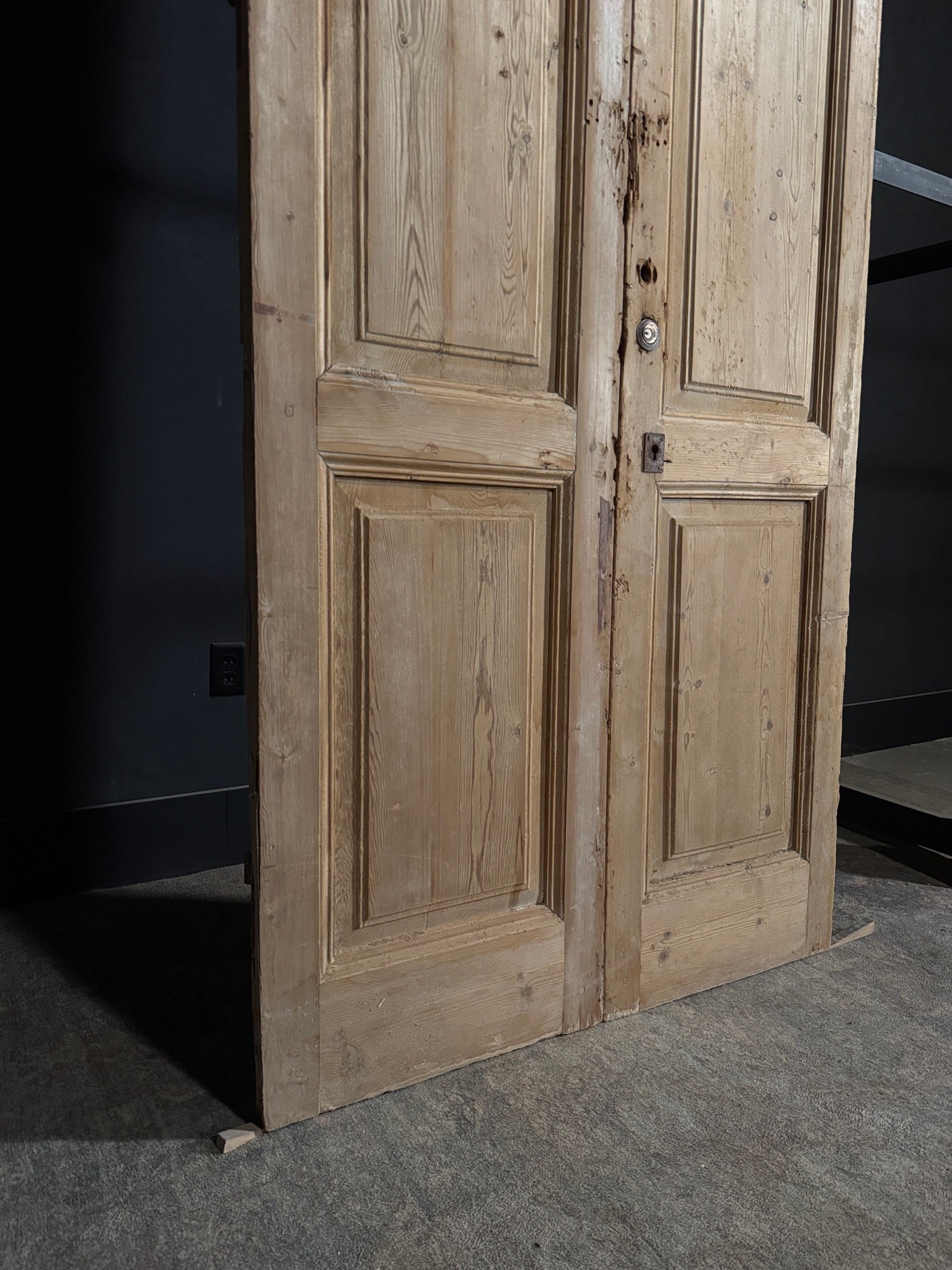 Antique Solid Double Doors - 45.5x106 - N351