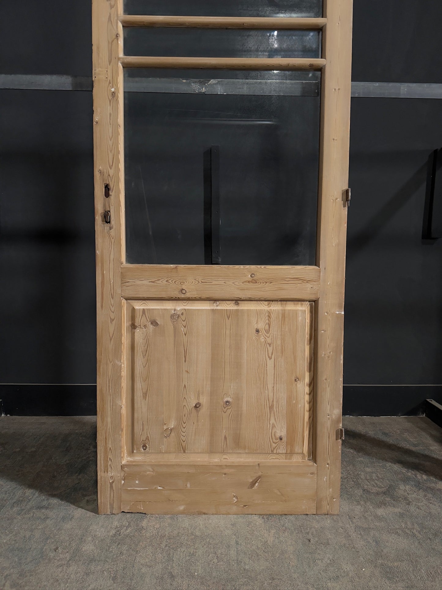 Antique Glass 4 Lite Single Door - 33.75x84 - N364