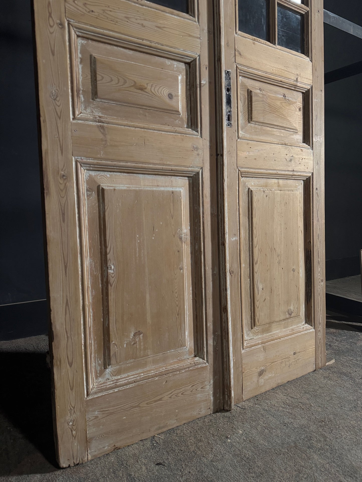 Antique Glass 12 Lite French Doors - 43.5x97.5 - N541