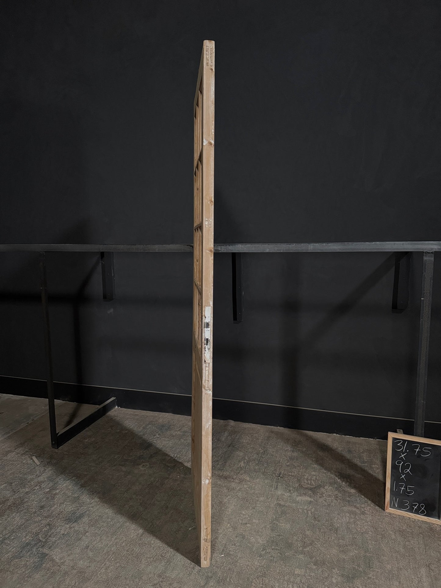 Antique Obscured Glass 12 Lite Single Door - 31.75x92 - N378