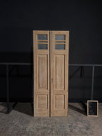 Antique Obscured Glass French Doors - 39x96 - N05