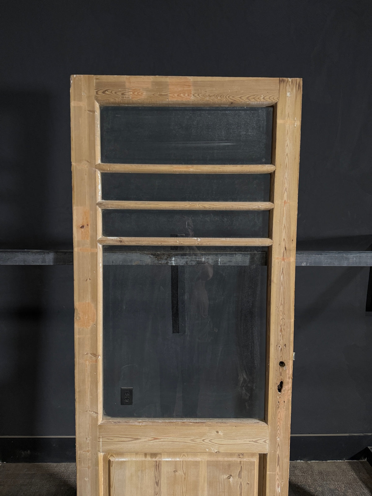 Antique Glass 4 Lite Single Door - 31.5x83.75 - N518