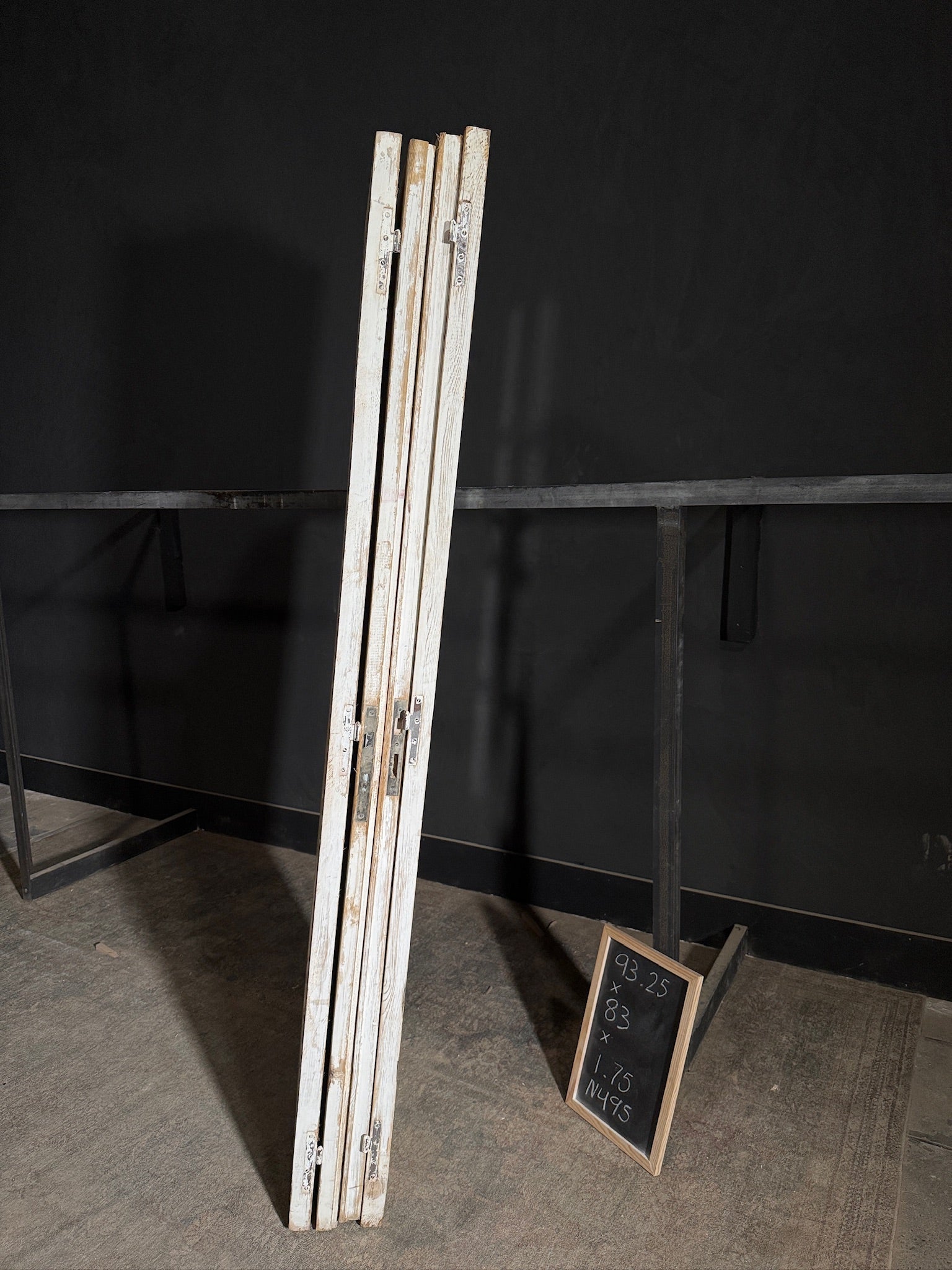 Antique Mirrored 8 Lite Bi-Fold Doors - 83x93.25 - N495