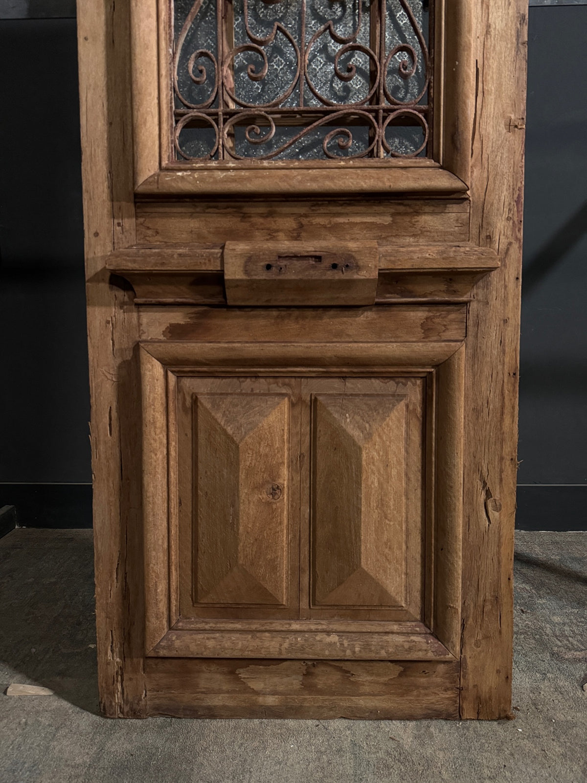 Antique Iron Single Door - 34.25x94 - N692
