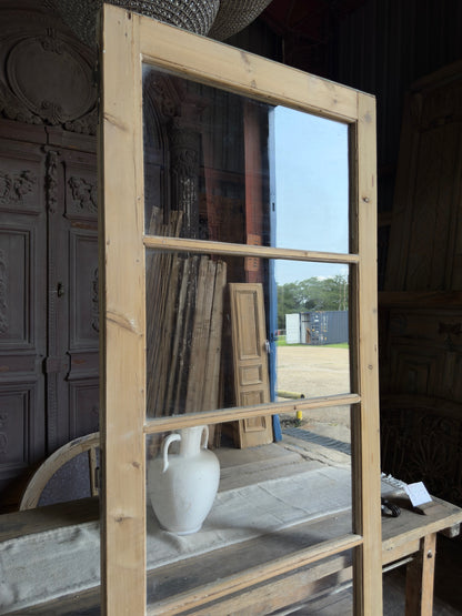 Antique Full Glass European Single Door - 34.25x87.75 J296