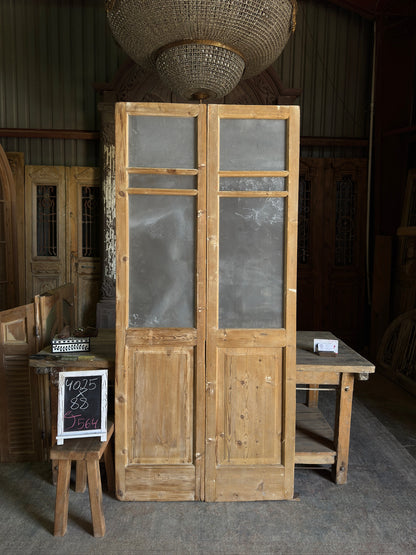 Glass Antique French Doors - 40.25x88 J564