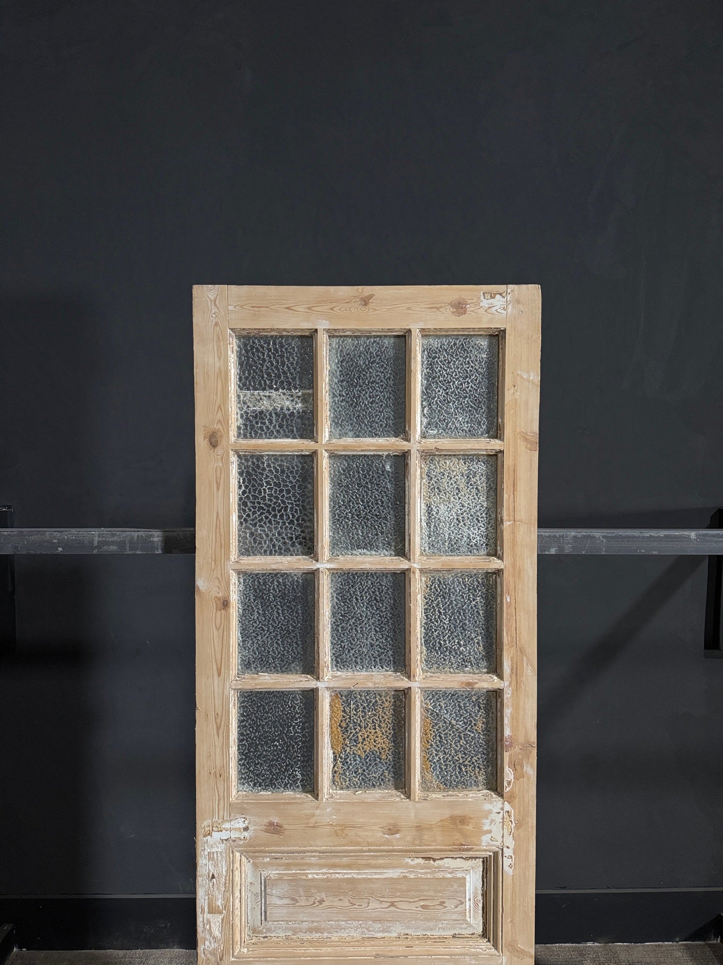 Antique Obscured Glass 12 Lite Single Door - 28x80 - N73