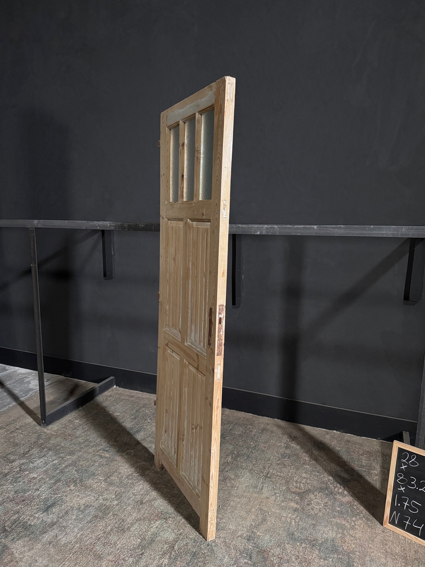 Antique Solid Single Door - 28x83.25 - N74