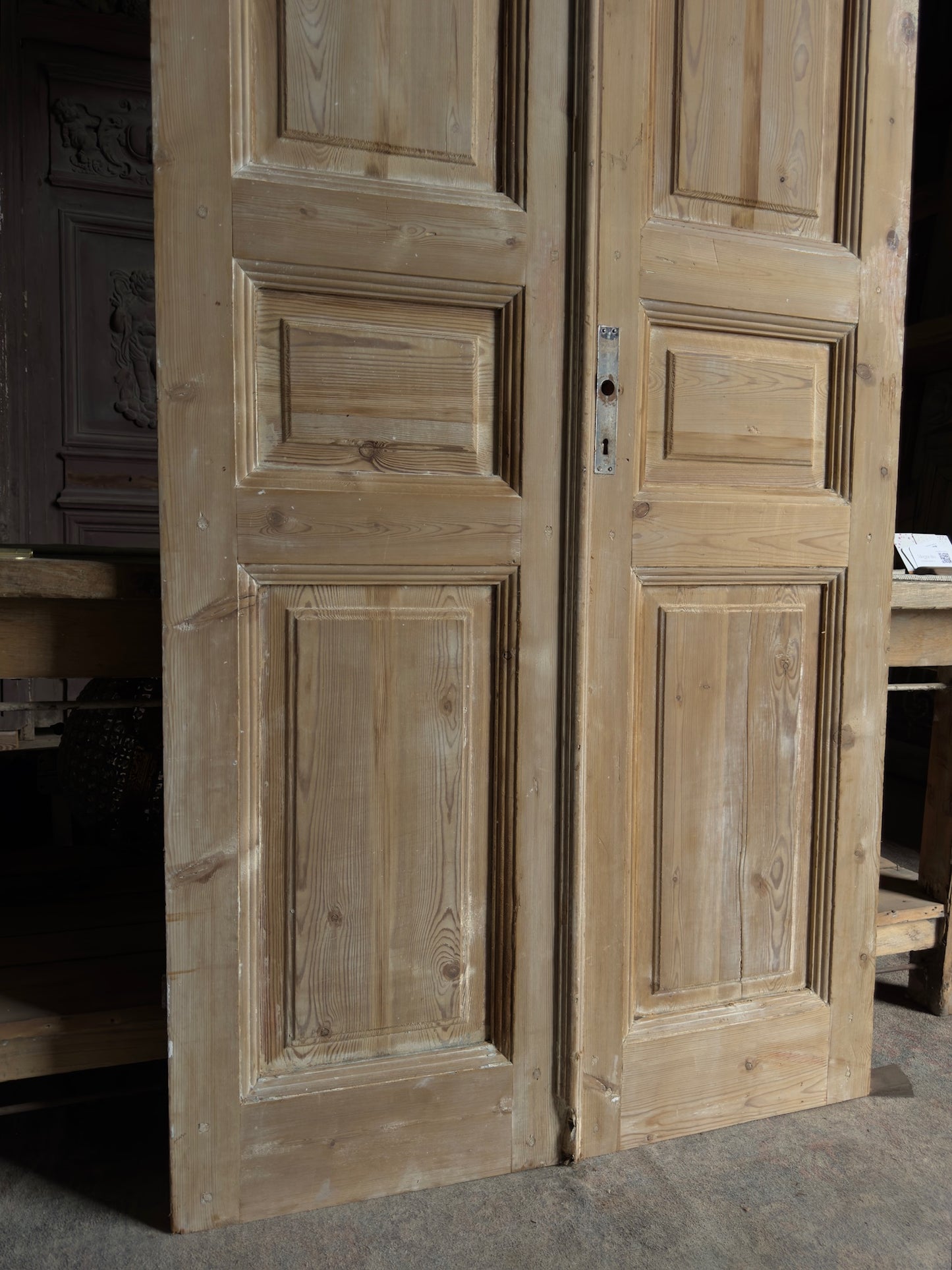 Solid French Antique Doors - 40x95 J531