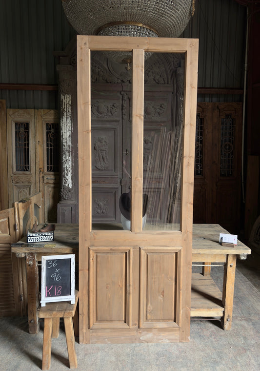 Glass Baltic Pine Door  - 36x96 K18