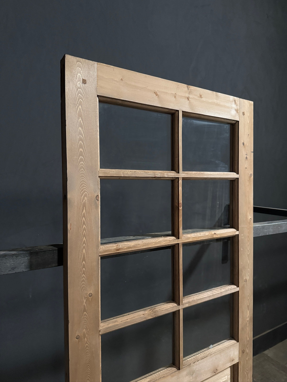 Handcrafted 8 Lite Single Glass Door - 30x80 N730