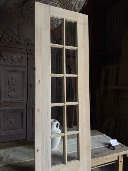10 Lite Antique Glass Single Door - 24x96.25 F107