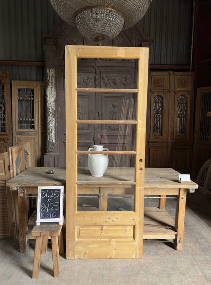 5 Lite Antique Glass Single Door - 31.25x84.25 K310