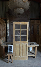 6 Lite Antique Glass Single Door - 31x76 - L217