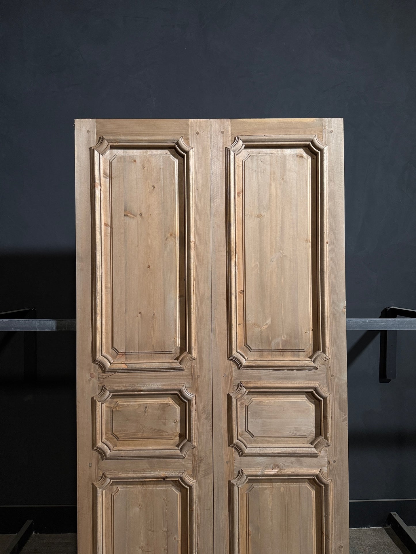 (The Edmund) Handcrafted Solid Wood French Doors - 48x96 - N232
