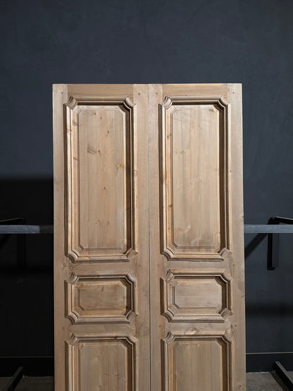 (The Edmund) Handcrafted Solid Wood French Doors - 48x96 - N232