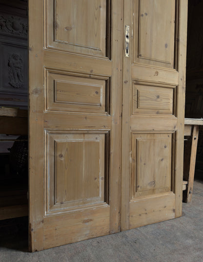 Solid French Antique Doors - 45x100 J515